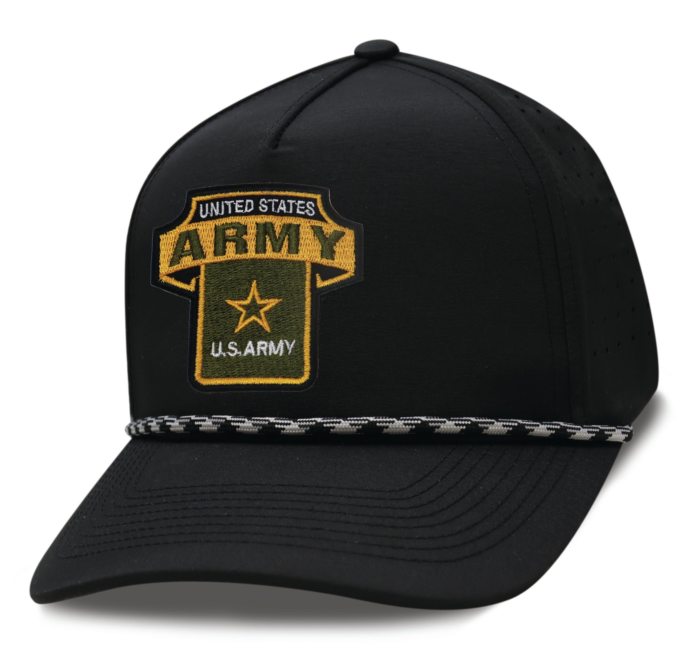 Prime CSI Water Repellent Black Cap Army Officially Licensed Military Branch