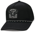 Prime CSI Water Repellent Black Cap America 250 Winged Patriot