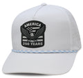 Prime CSI Water Repellent White Cap America 250 Winged Patriot