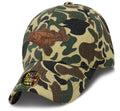 Xtreme Bent Duck Camo Cap Bass Leather