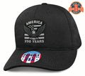 Made in America Black Cap America 250 Winged Patriot