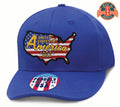 Made in America Solid Royal Cap American Weave