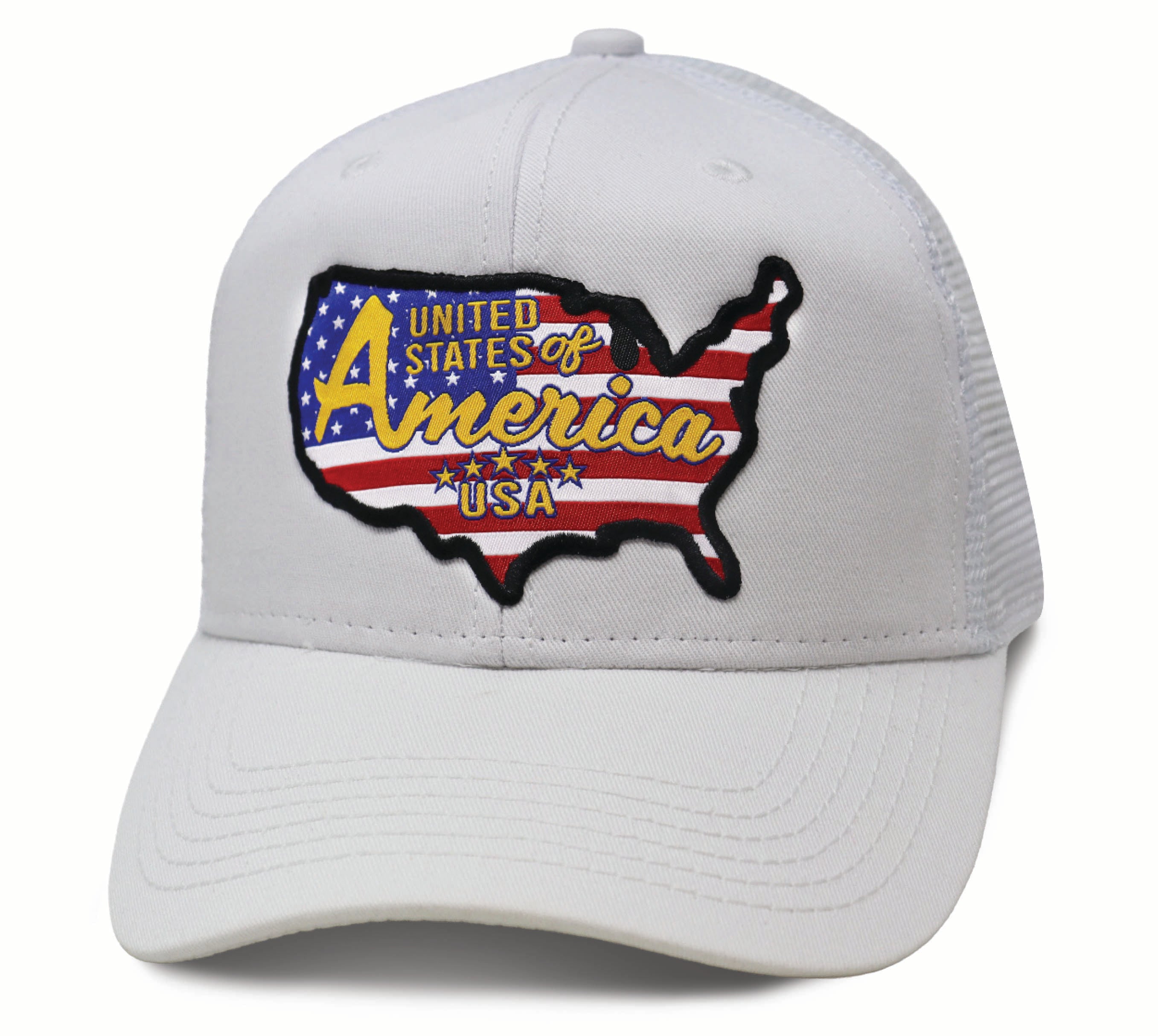 American Weave White Cap