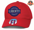 Made in America Solid Red Cap Liberty America