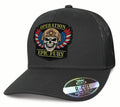 Operation Epic Fury Skull & RWB Wings Black Cap