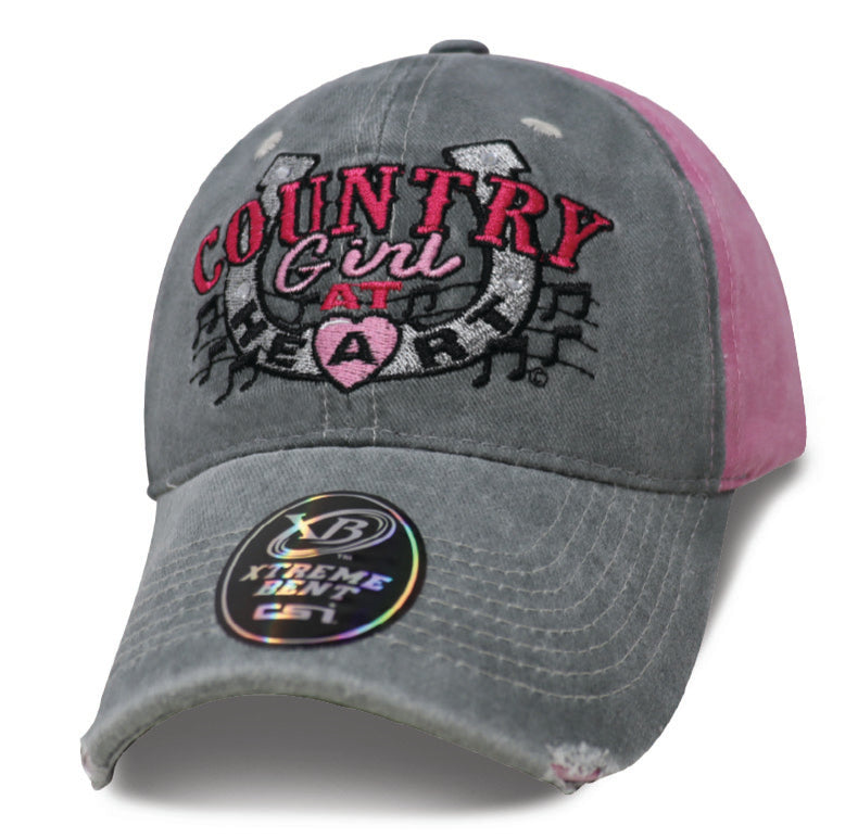 Xtreme Bent: Country Girl at Heart Gray/Pink