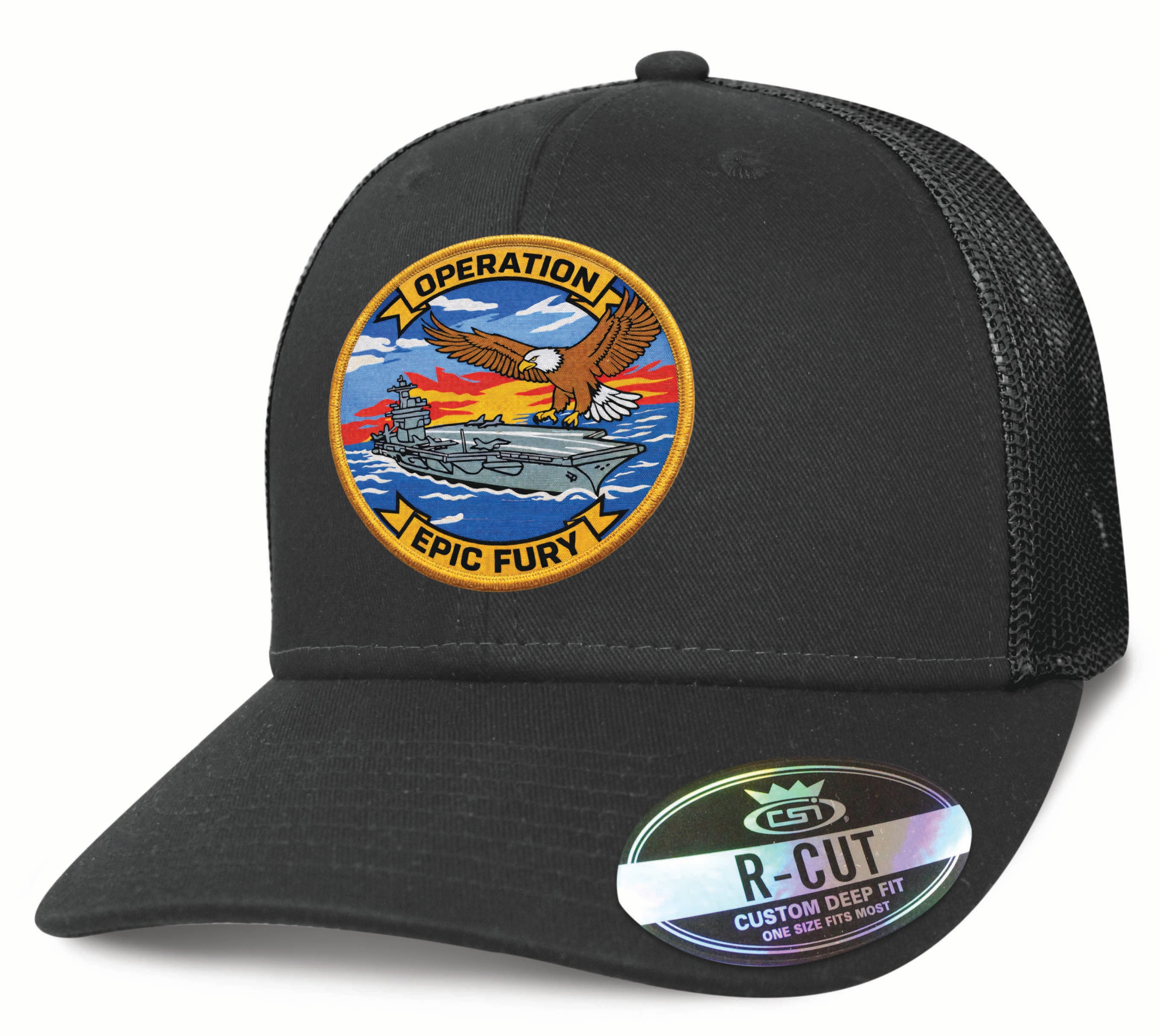 Operation Epic Fury Aircraft Carrier Black Cap